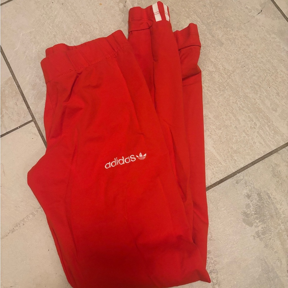 Red XSmall Adidas leggings